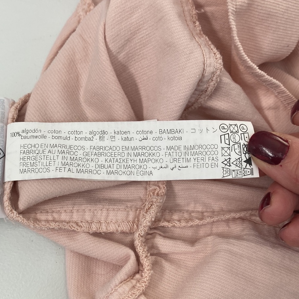 ❗️SOLD❗️Zara Babydoll Corduroy Dress Size S - Picture 7 of 8